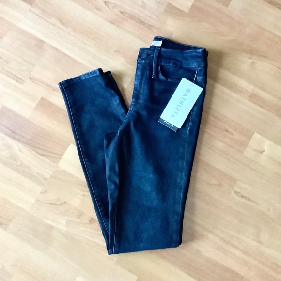 NWT Athleta Sculptek Skinny Jean Overdye Wash - Picture 3 of 8